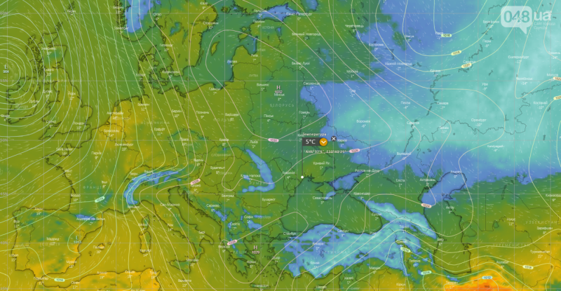 Погода в Одесі сьогодні: прогноз на 13 березня