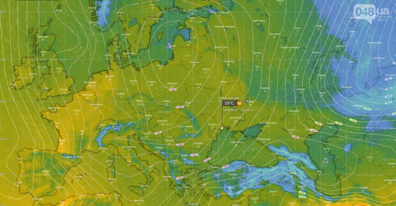 Потепління і помірний вітер: Погода в Одесі сьогодні
