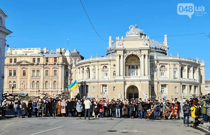 В Одесі пройшла акція «Вільне небо» присвячена заклику країн світу закрити небо над Україною, - ВІДЕО