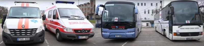 Дві швидкі і два автобуси: Одеса отримала гуманітарну допомогу з Литви, - ВІДЕО 