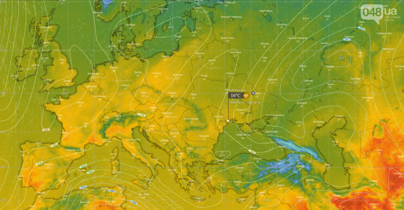 Наближається антициклон з Атлантики: погода в Одесі сьогодні