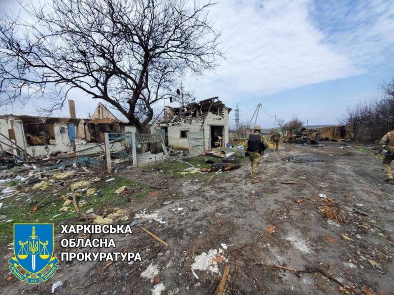 Освобожденное село Ольховка Харьковской области практически уничтожено: прокуратура продолжает фиксировать военные преступления российских оккупантов