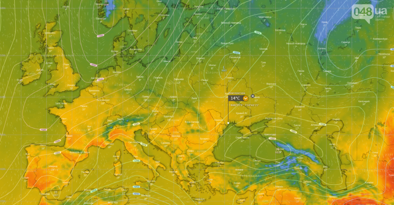 Погода в Одесі сьогодні: прогноз на 15 квітня