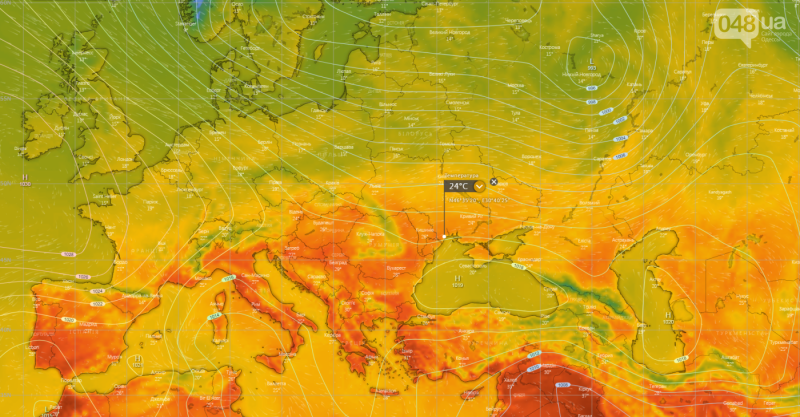 Антициклон насувається на Одесу: погода сьогодні