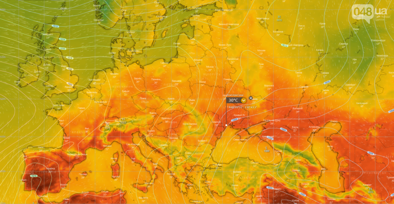 Літня спека в Одесі: погода сьогодні