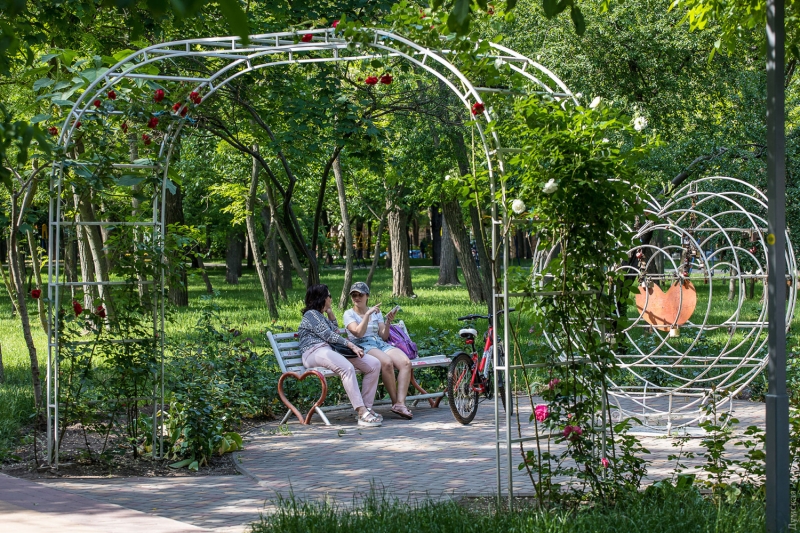 Парк Горького как альтернатива закрытым пляжам: еще больше зелени, цветов и детских праздников (общество)