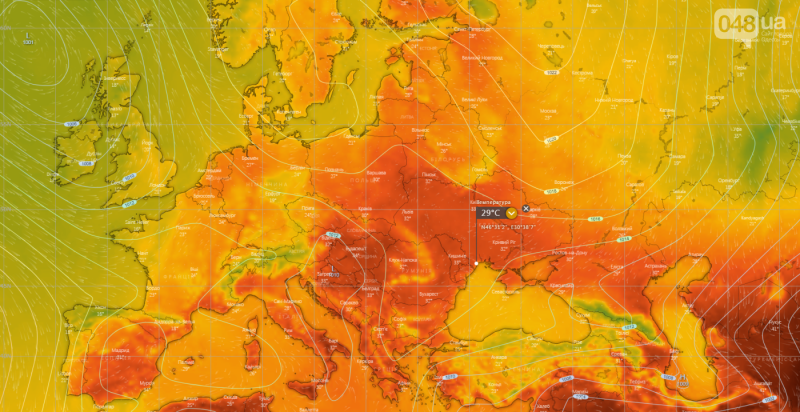 Погода в Одесі сьогодні: прогноз на 29 червня