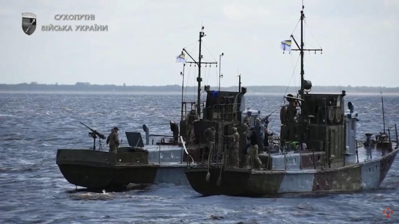 Военно-морские силы Украины сформировали дивизион речных катеров на Днепре: он действует в районе Киева  