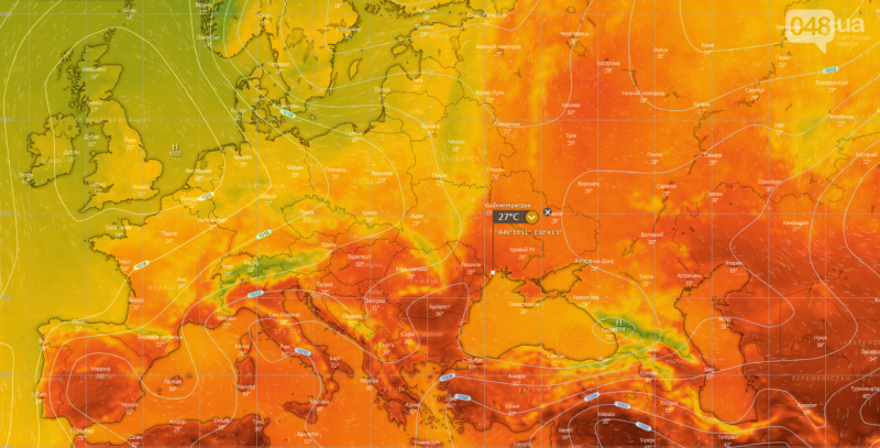 Погода в Одесі сьогодні: прогноз на 27 липня
