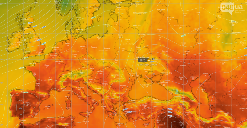 Погода в Одесі сьогодні: прогноз на 2 серпня
