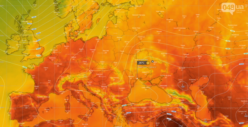 Погода в Одесі сьогодні: прогноз на 3 серпня