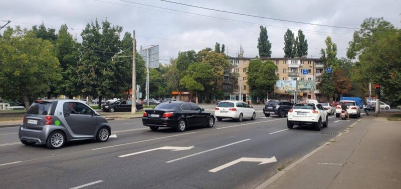 В Одесі на Люстдорфській дорозі оновили розмітку, - ФОТО