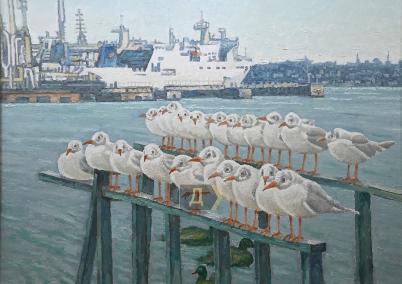 Ню и чайки. Одесситы отмечают День художника