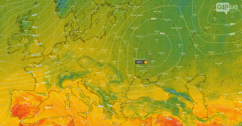 Погода в Одесі сьогодні: прогноз на 14 жовтня