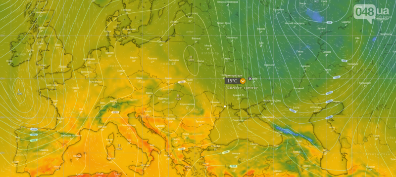 Погода в Одесі сьогодні: прогноз на 31 жовтня
