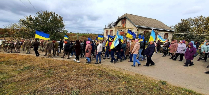 В Одесской области проводили в последний путь защитника Украины  