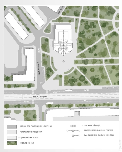 В одесском парке Космонавтов планируют построить кафедральный собор Православной церкви Украины