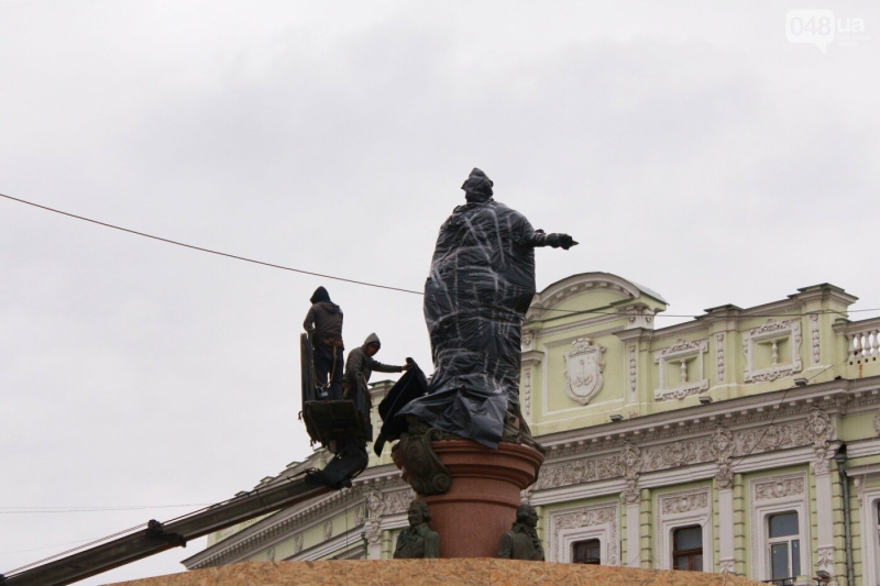 Історичний протокол про демонтаж пам'ятника Катерині ІІ в Одесі, - ФОТО, ДОКУМЕНТ 