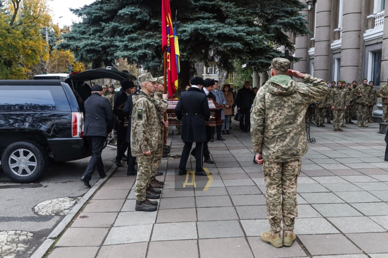 В Одессе простились с разведчиком Рыцарской бригады, погибшим на херсонском направлении  