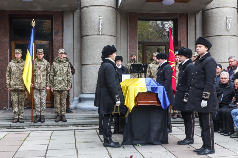 В Одессе простились с разведчиком Рыцарской бригады, погибшим на херсонском направлении  