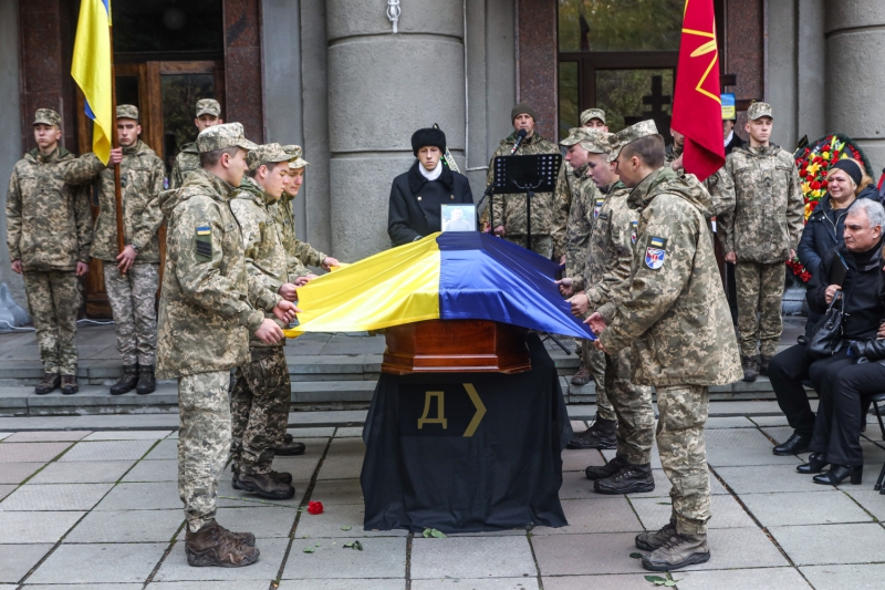 В Одессе простились с разведчиком Рыцарской бригады, погибшим на херсонском направлении  