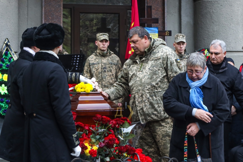 В Одессе простились с разведчиком Рыцарской бригады, погибшим на херсонском направлении  