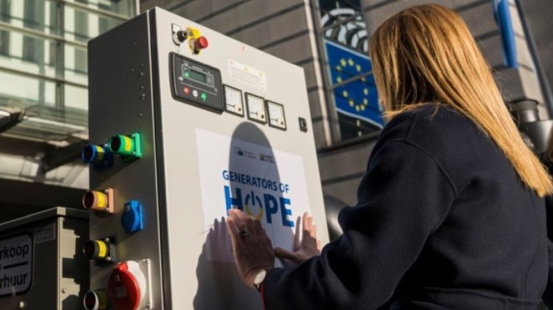 Европарламент и бельгийские города передают «генераторы надежды» для Украины
