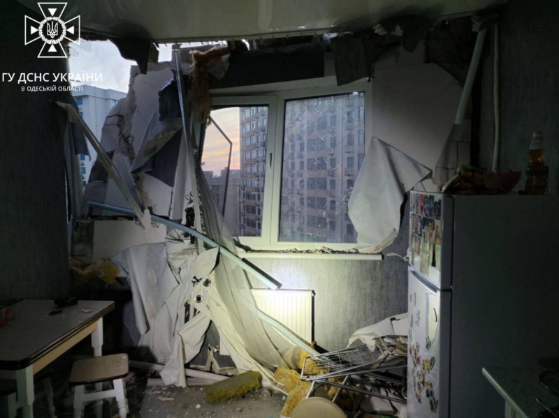 В&nbsp;одесском новострое взорвался газовый баллончик: повреждены окно и&nbsp;стена &nbsp;