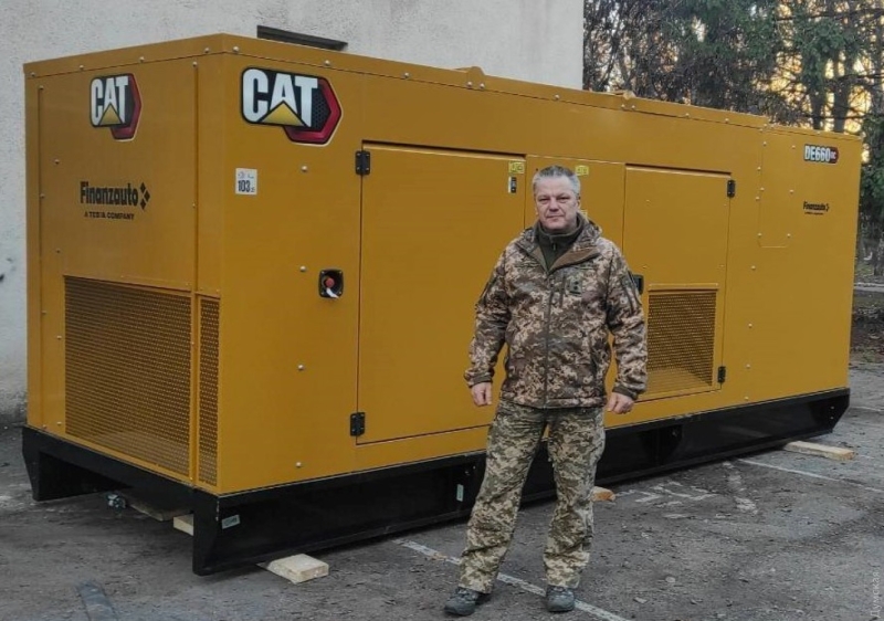 Министерство обороны Испании предоставило одесскому госпиталю мощный генератор