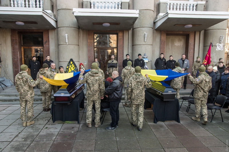 В Одессе простились с погибшими на фронте, один из них  - известный зоозащитник  