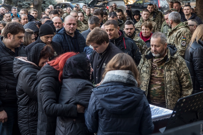 В Одессе простились с погибшими на фронте, один из них  - известный зоозащитник  