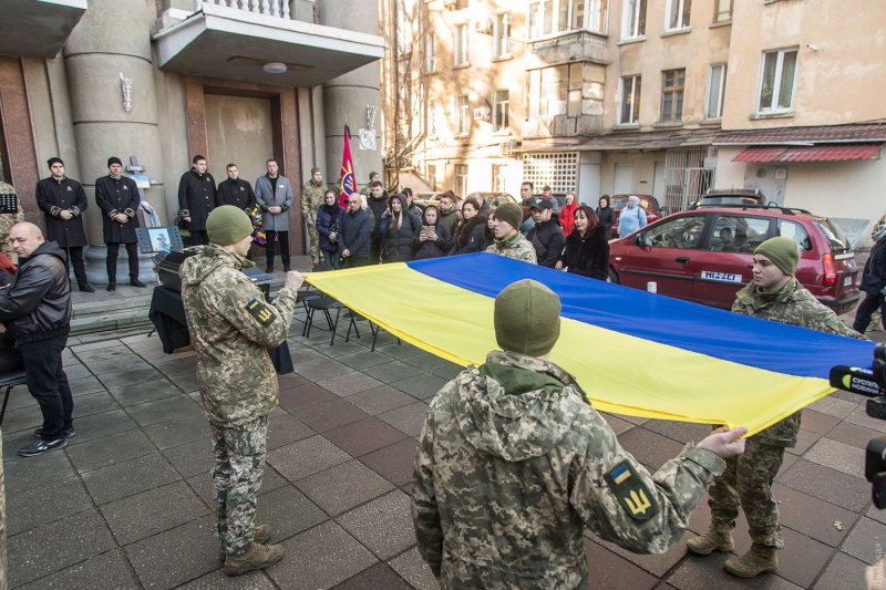 В Одессе простились с погибшими на фронте, один из них  - известный зоозащитник  