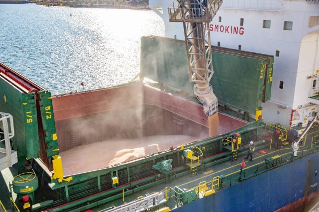 Українським морським коридором перевезли 100 мільйонів тонн зерна