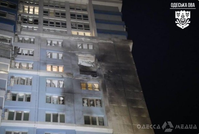 Кількість поранених внаслідок нічної атаки РФ на Одесу збільшилася до 4-х осіб