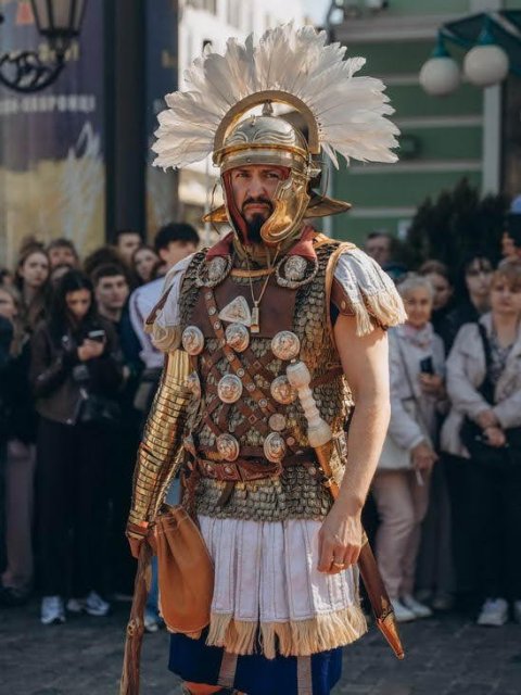 В Одессе на Дерибасовской 300 актеров воссоздали последние дни жизни Иисуса Христа