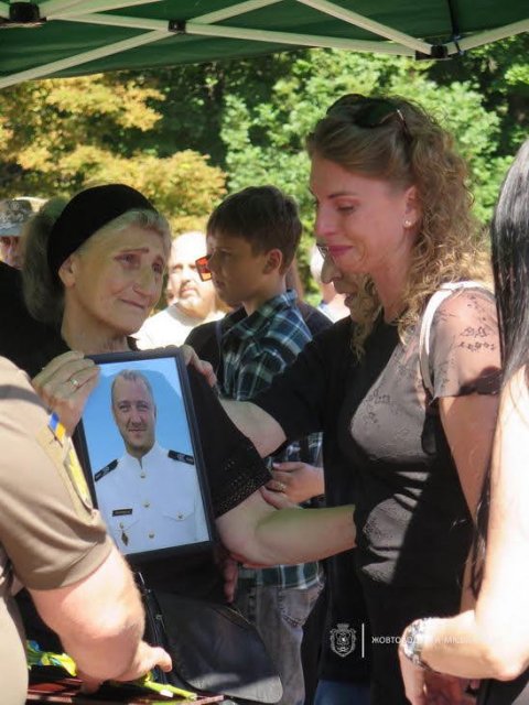 В останню путь проводили командира катера, який загинув в Одеському порту