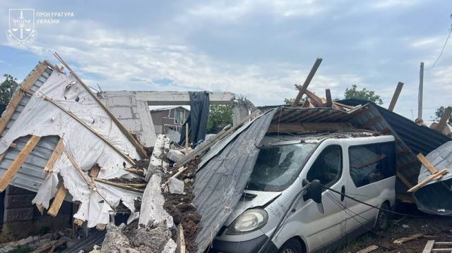Россия атаковала частный сектор под Одессой (фото)